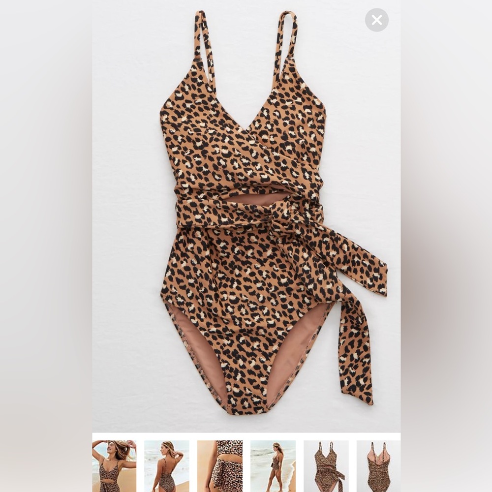 Aerie Wrap One Piece Swimsuit